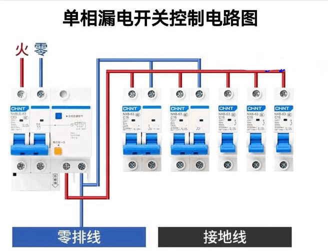 三相四線制電路中可以使用單相漏電保護器嗎？